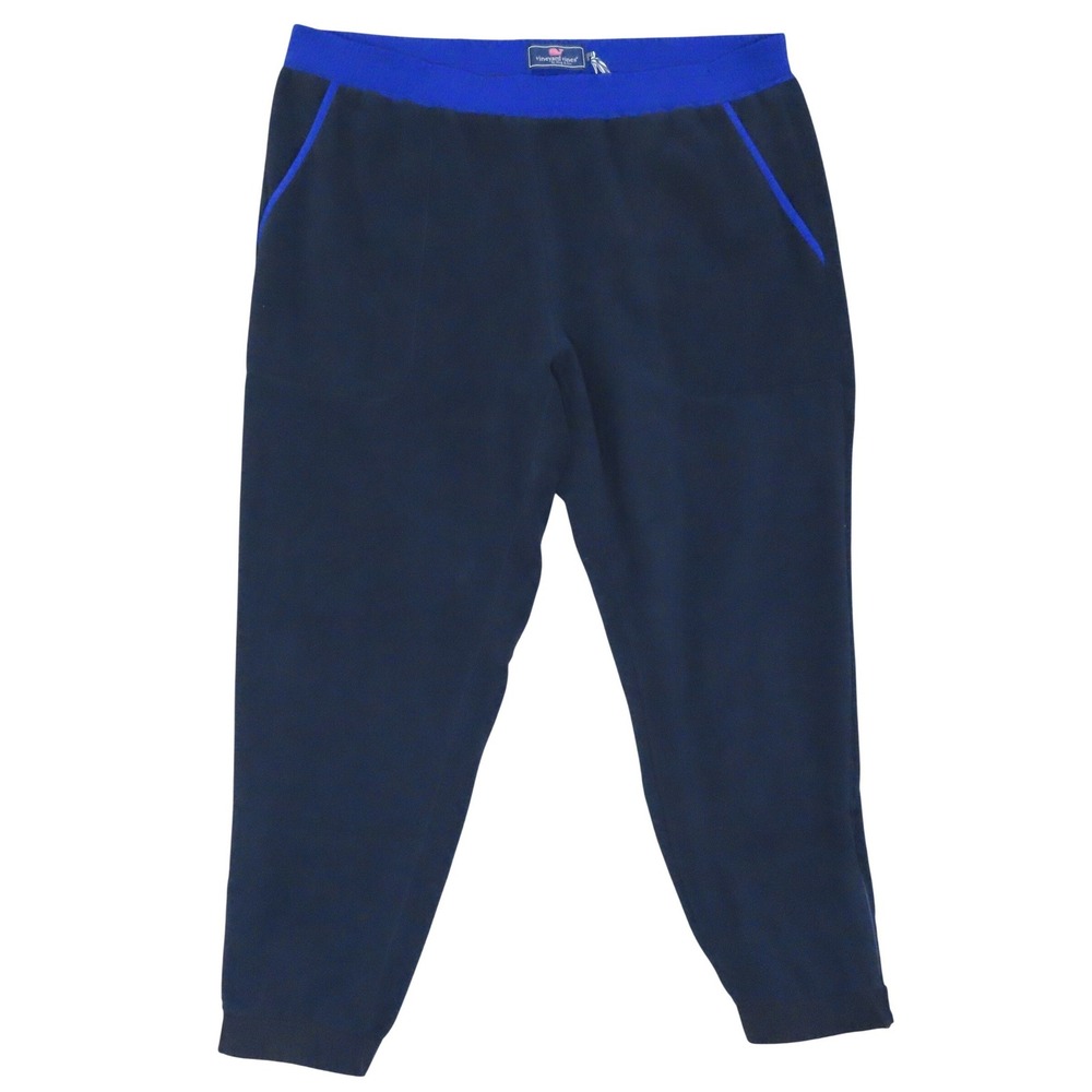 Vineyard Vines Harbor Fleece Pants Nautical Navy Big & Tall 2XB Joggers 1L001214
